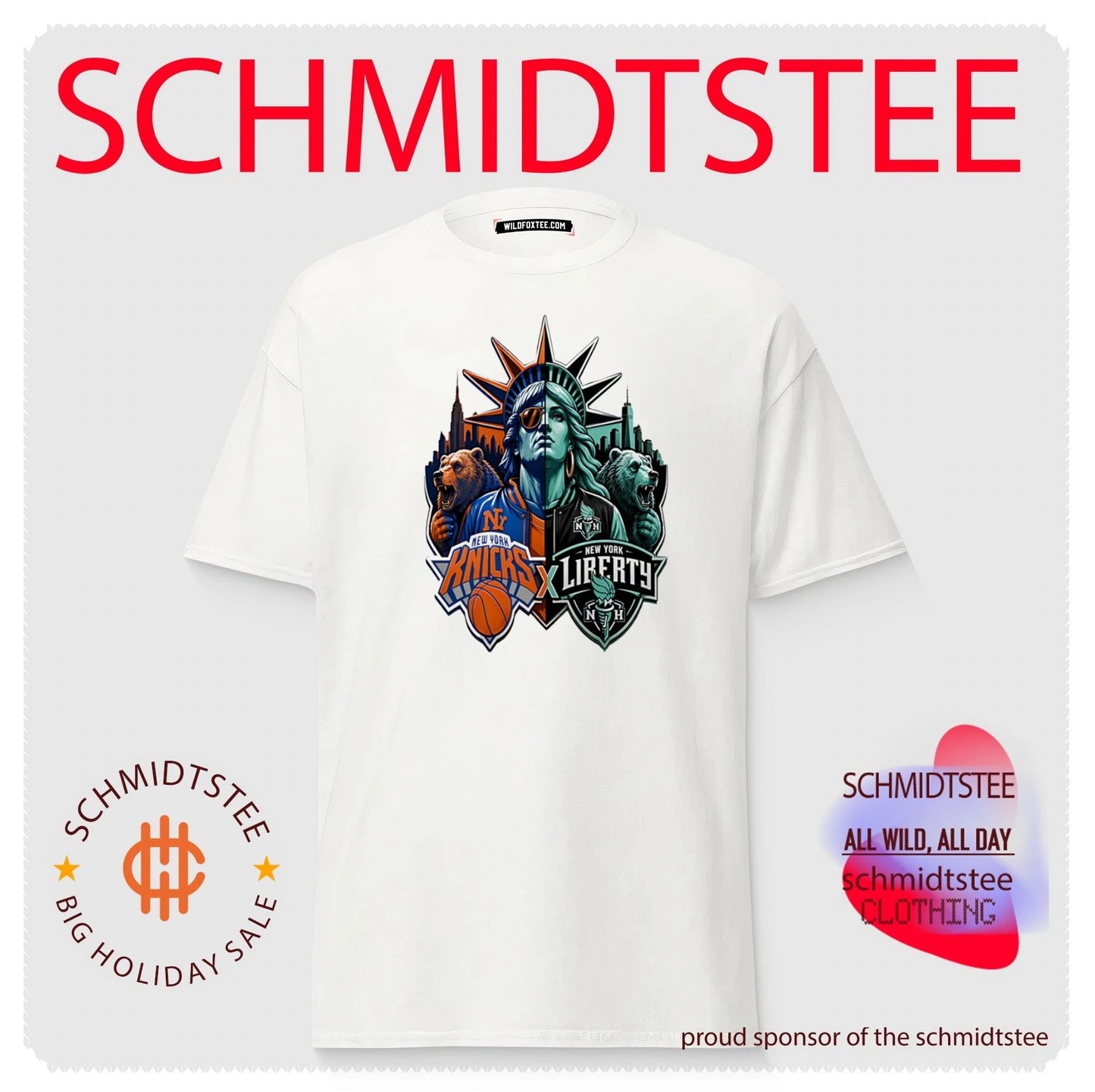 New York Knicks And New York Liberty Statue Of Liberty shirt