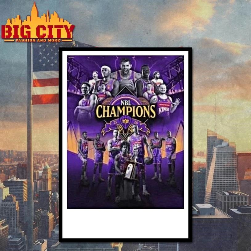 Sydney Kings 2026 Nbl Champions Shirt