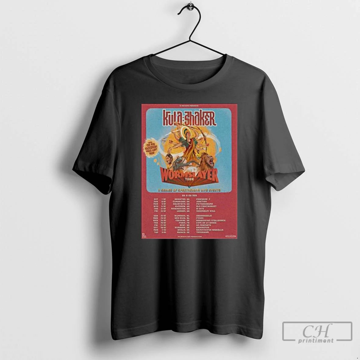 Classic Kula Shaker Uk Eu Tour 2026 Long Sleve T Shirts