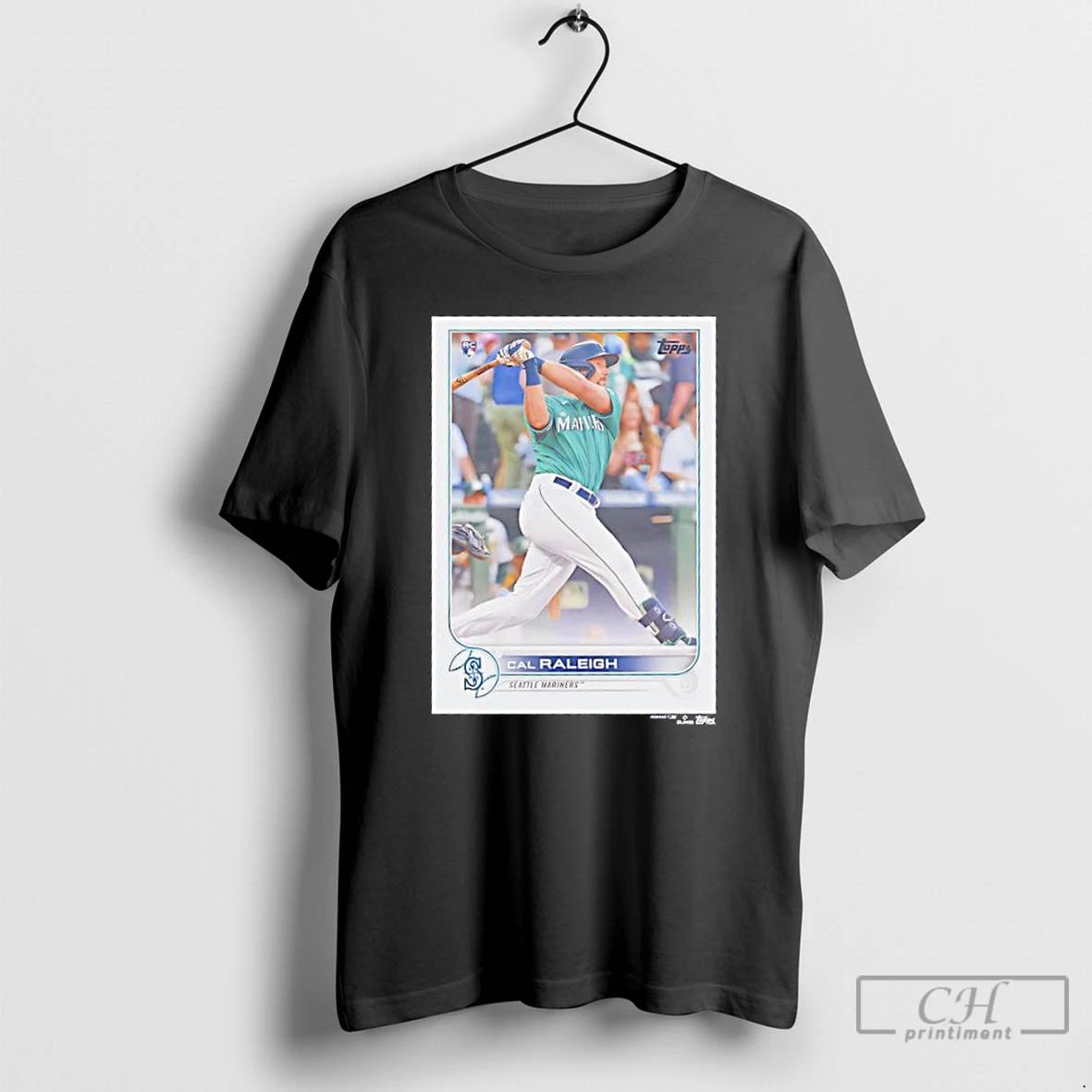 Classic Cal Raleigh Seattle Mariners Topps T Shirts
