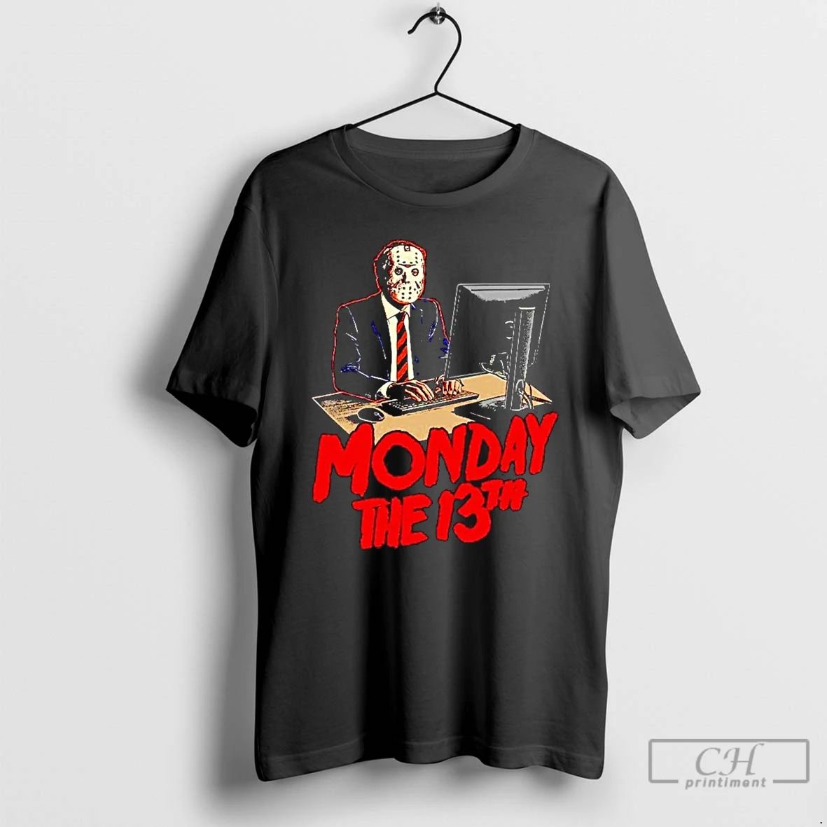 Classic Jason Voorhees Officer Monday 13th Halloween T Shirts
