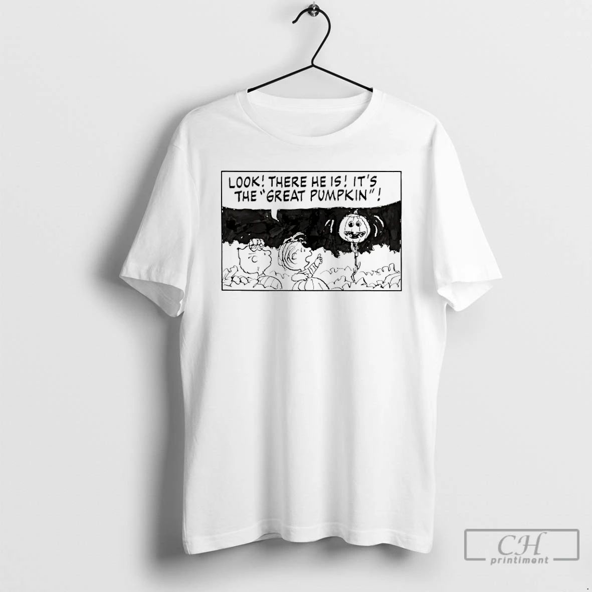 Classic Peanuts Look There He Is Its The Great Pumpkin T Shirts