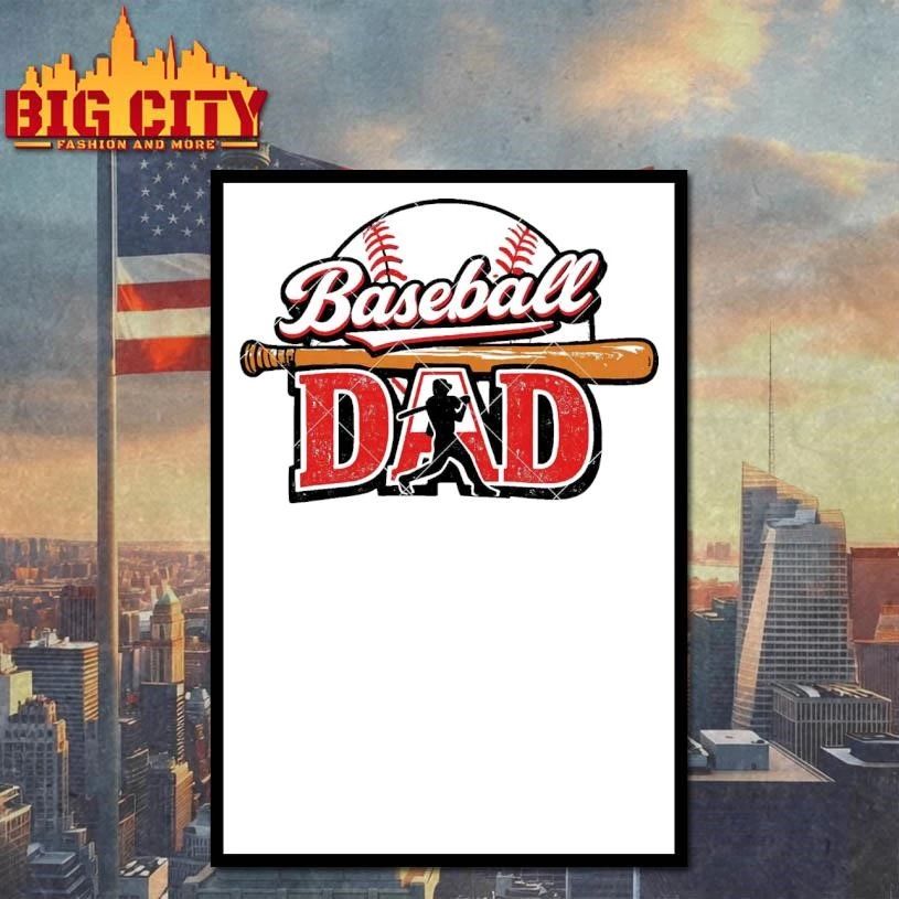 Retro Baseball Dad Vintage Shirt