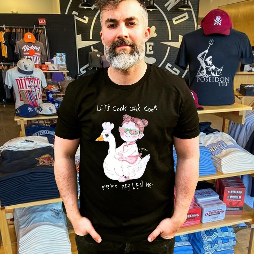 Wear The Peace Let’s Cook Free Palestine T-shirt