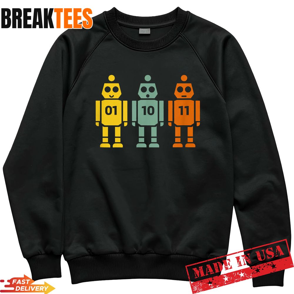 01 10 11 Robot T-Shirt