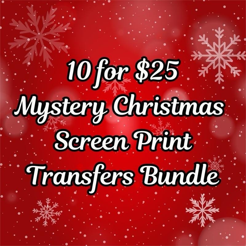 10 $25 CLEAR FILM SCREEN PRINT BUNDLE T-Shirts