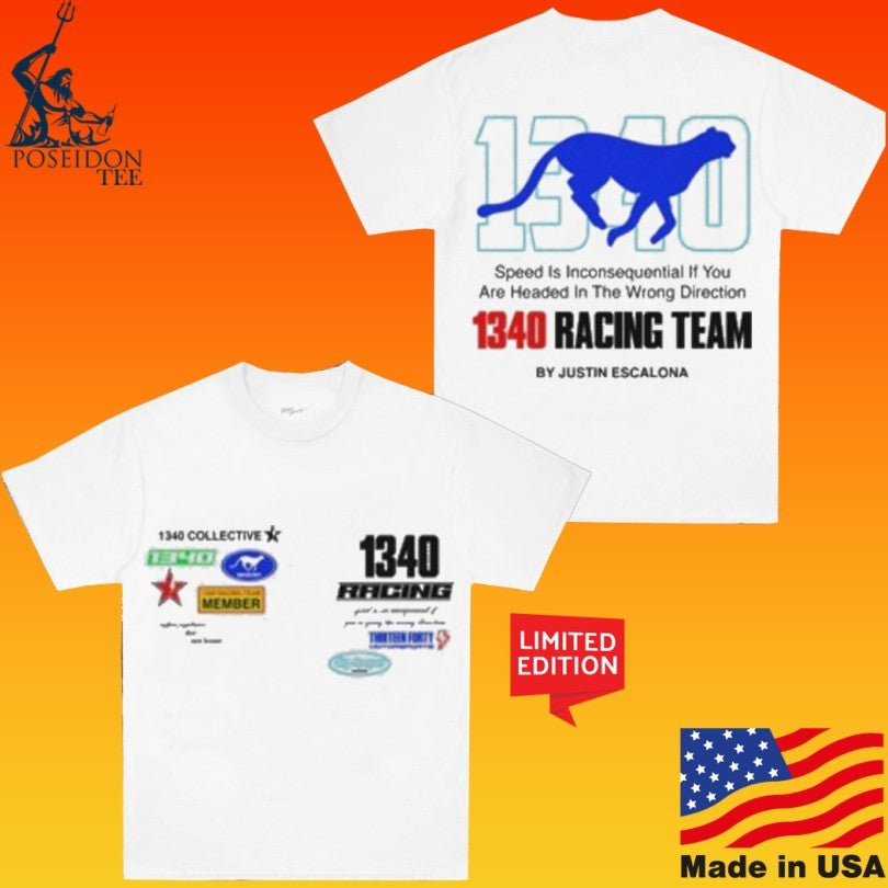 1340 Collective 1340 Racing Team Logos T-shirt