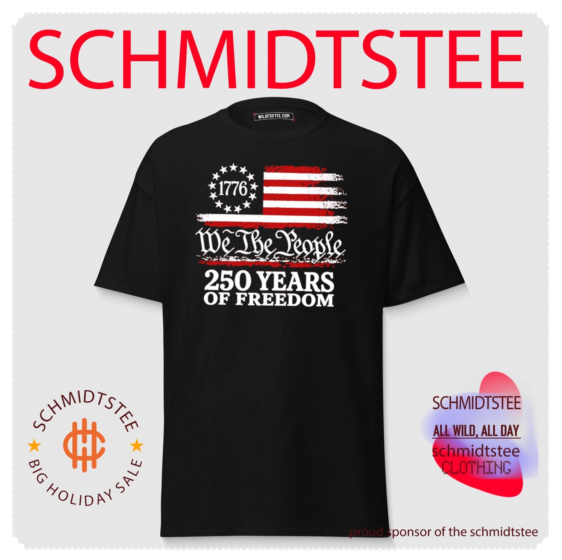 1776 We the People 250 Years of Freedom shirt