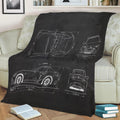 2017 Mazda MX-5 Fleece Throw Blanket
