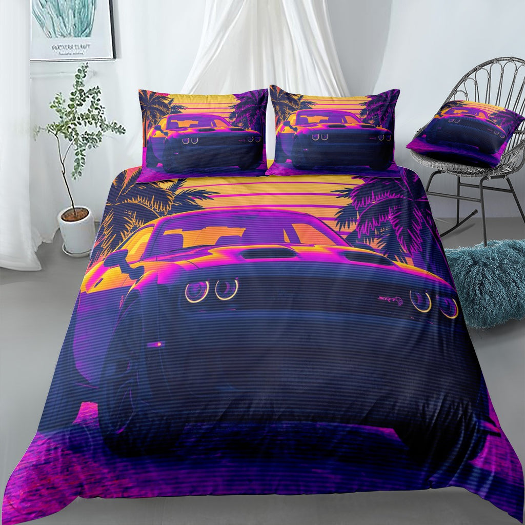2020 Dodge Challenger SRT Bedding Set (Duvet Cover & Pillow Shams)