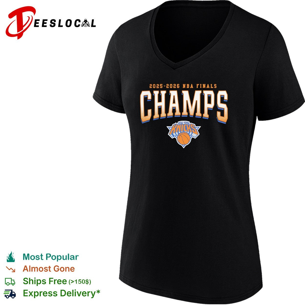 2025 2026 NBA Finals Champs New York Knicks commemorative basketball team shirt