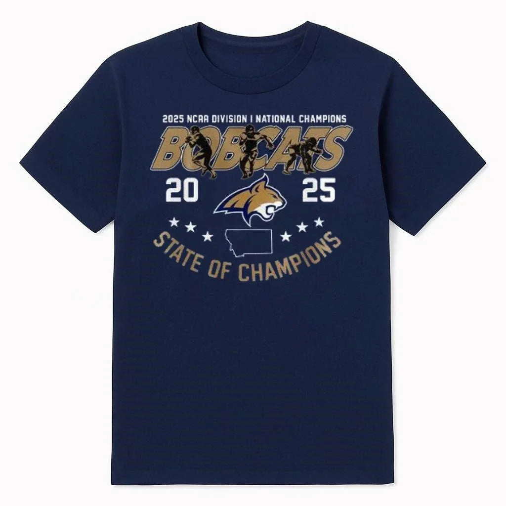 2025 Ncaa Division I National Champions Bobcats Logo Shirt
