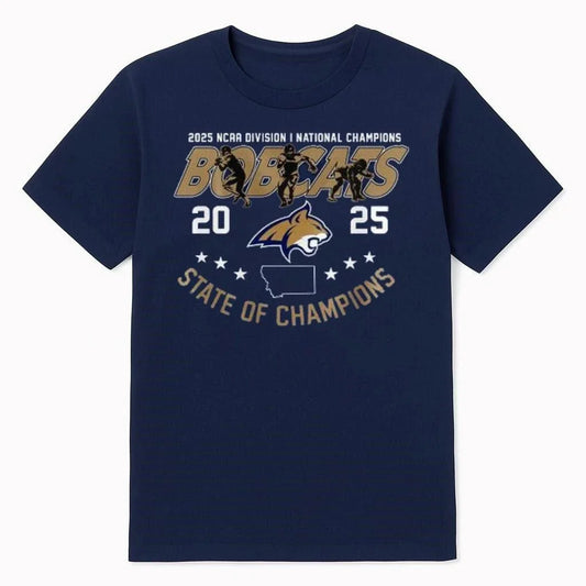 2025 Ncaa Division I National Champions Bobcats Logo Shirt