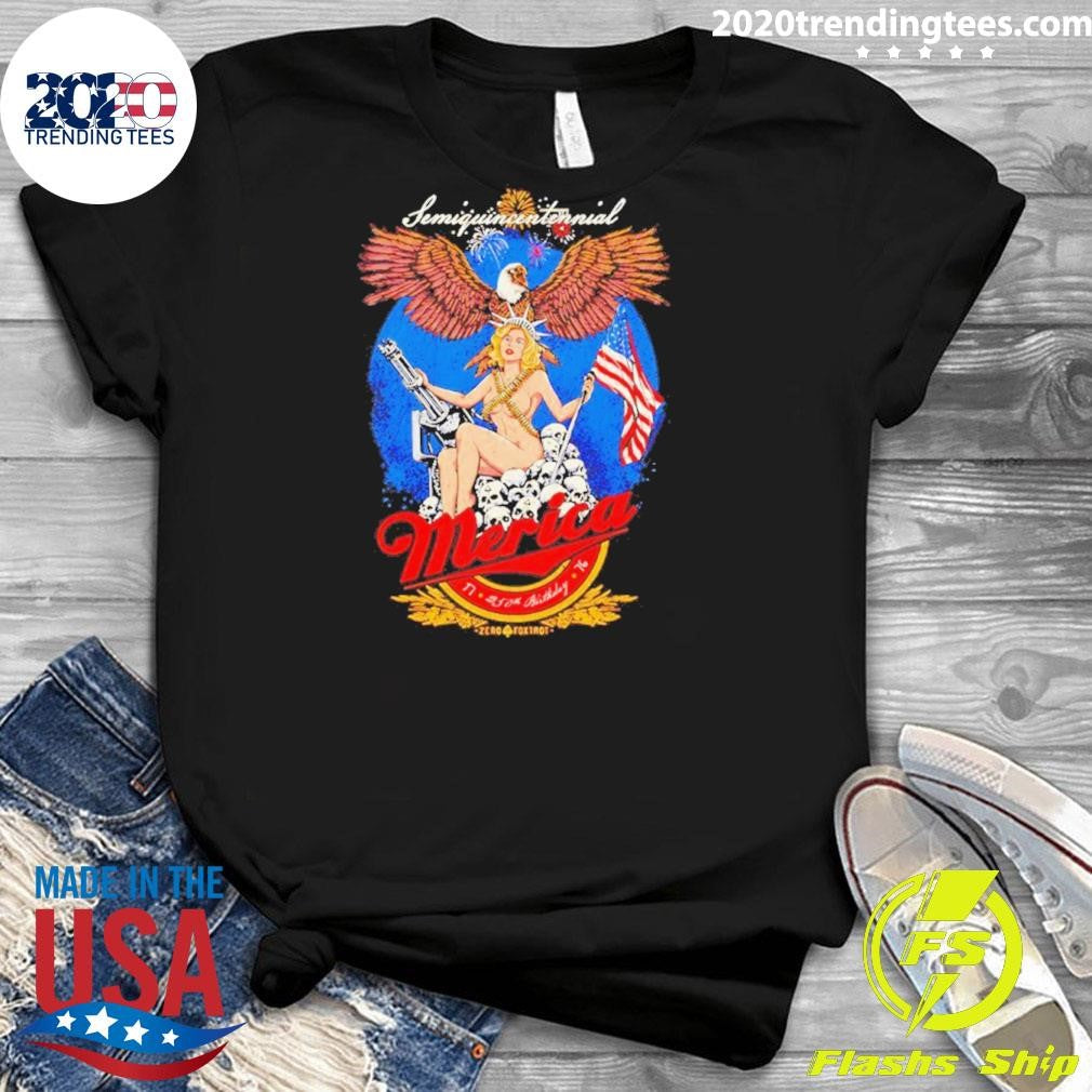 2026 America’s 250th Semiquincentennial Merica Eagles With Women Patriot Shirt