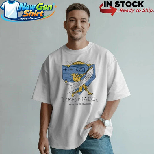 2026 Brewers 414 Day MKE Made Shirt