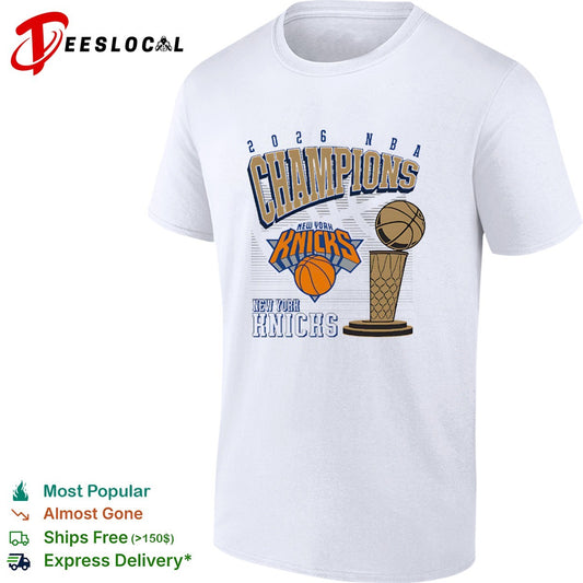 2026 NBA Champions New York Knicks Championship Trophy shirt