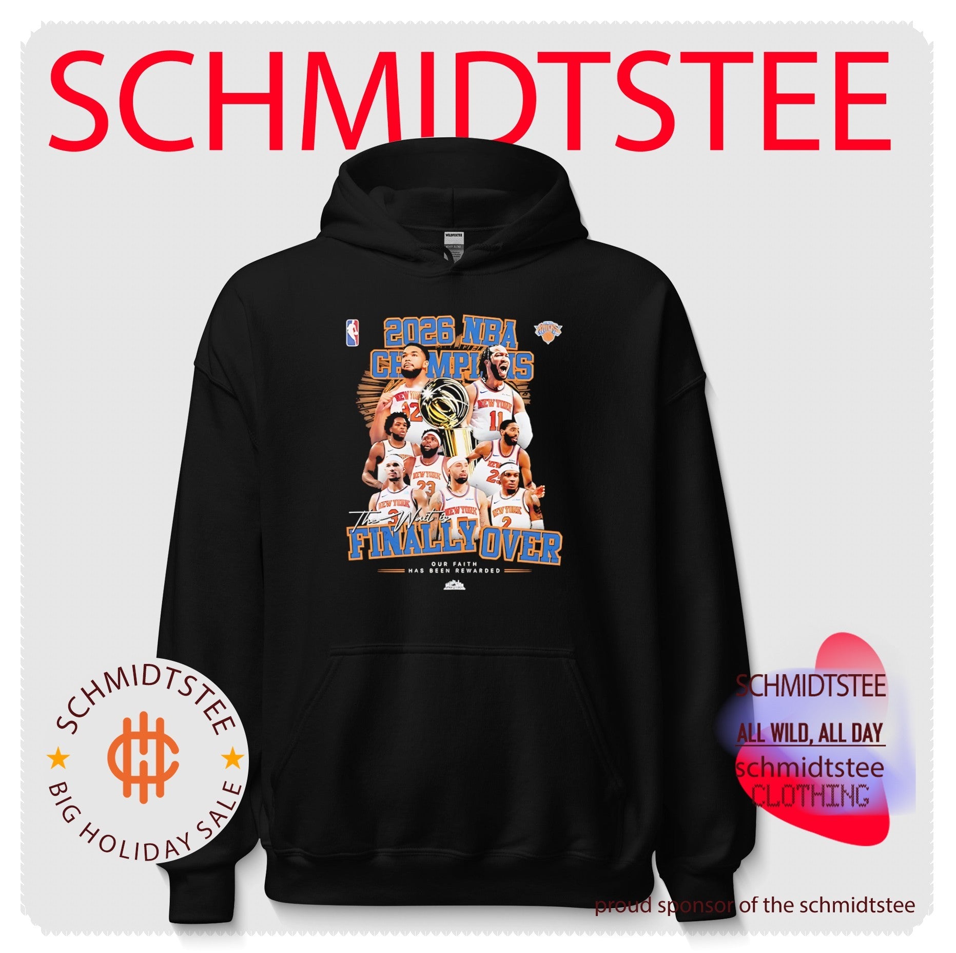 2026 NBA Champions finally over New York Knicks our faith has been rewarded shirt