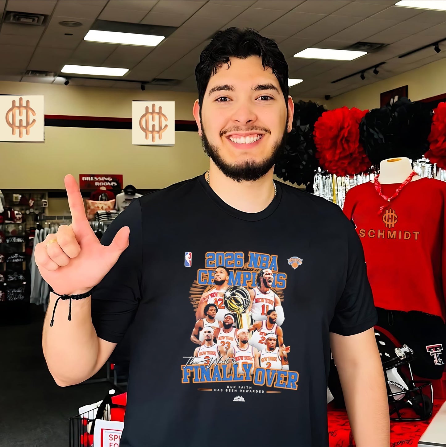 2026 NBA Champions finally over New York Knicks our faith has been rewarded shirt
