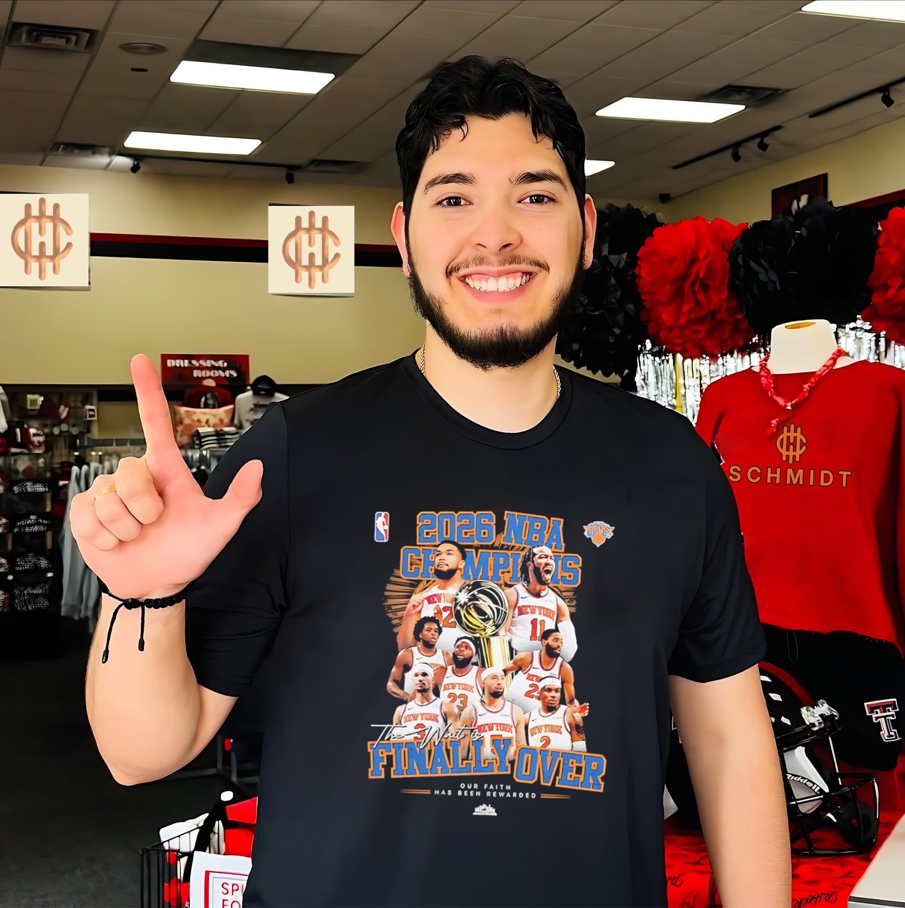 2026 NBA Champions finally over New York Knicks our faith has been rewarded shirt