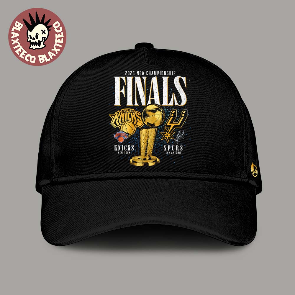 2026 NBA Championship Finals X ESPN New York Knicks Vs San Antonio Spurs Matchup Trophy Cap Hat Snapback