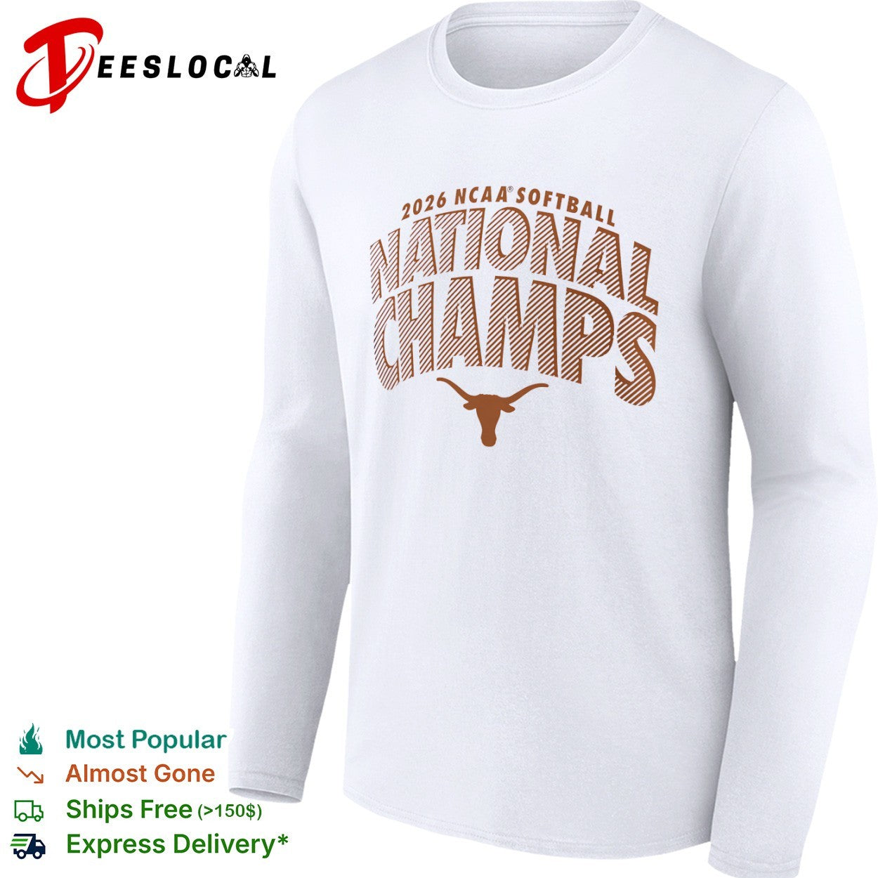 2026 NCAA Softball National Champs Texas Longhorns Athletics shirt