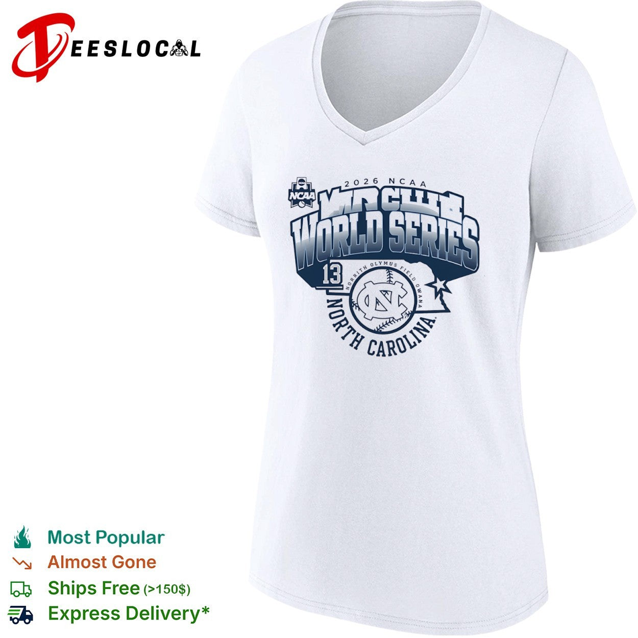 2026 NCAA World Series North Carolina Tar Heels Norrith Olymus Field Owana shirt