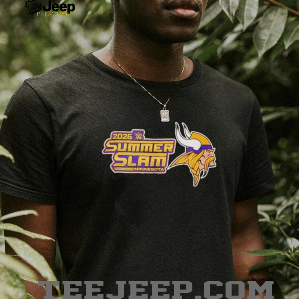 2026 SummerSlam Minnesota Vikings logo shirt