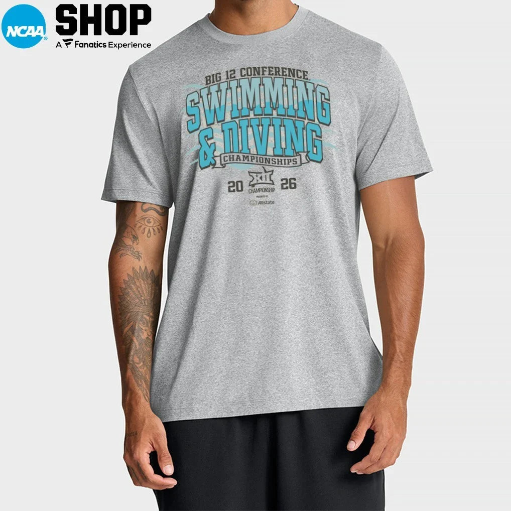 2026 Big 12 Conference Swimming and Diving Champions T-Shirt