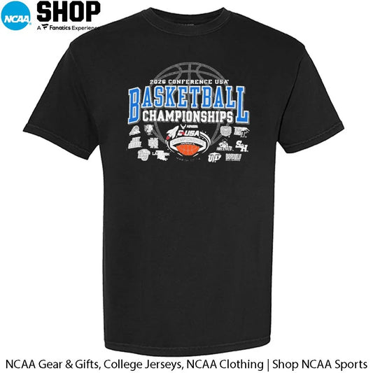 2026 Conference USA Basketball Champions 12 Teams March 10-14 T-Shirt