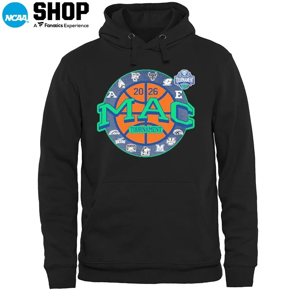 2026 MAC Basketball Tournament 13 Teams T-Shirt