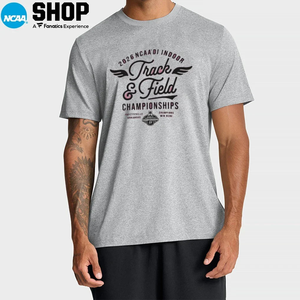 2026 NCAA DI Indoor Track and Field Championships Champions Win Here Fayetteville Ar T-Shirt
