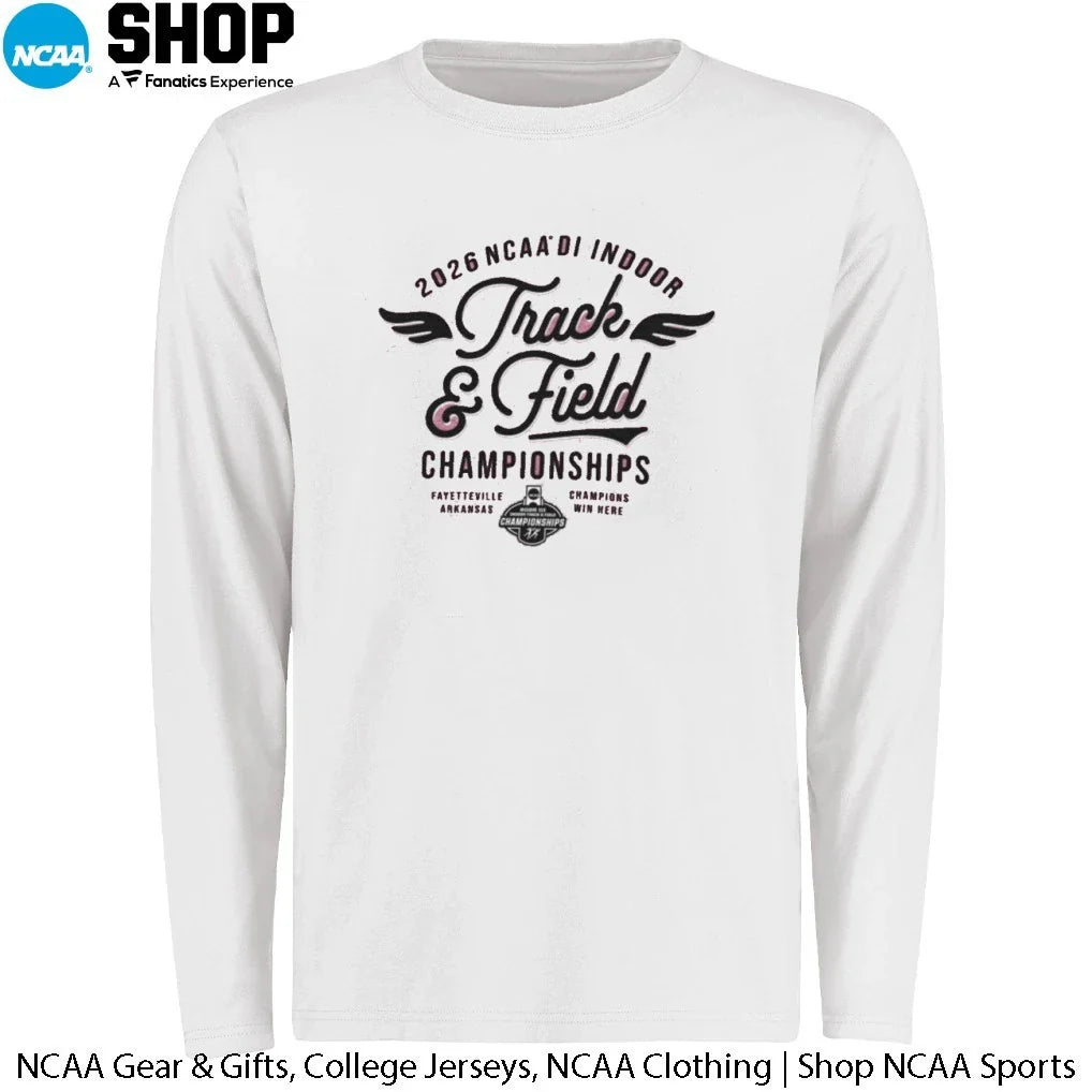 2026 NCAA DI Indoor Track and Field Championships Champions Win Here Fayetteville Ar T-Shirt