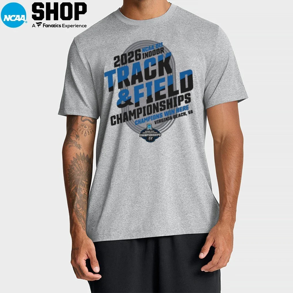 2026 NCAA DII Track and Field Championships Champions Win Here Virginia Beach Va T-Shirt