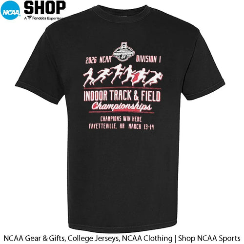 2026 NCAA Division I Indoor Track and Field Championships Champions Win Here Fayetteville Ar March 13-14 T-Shirt