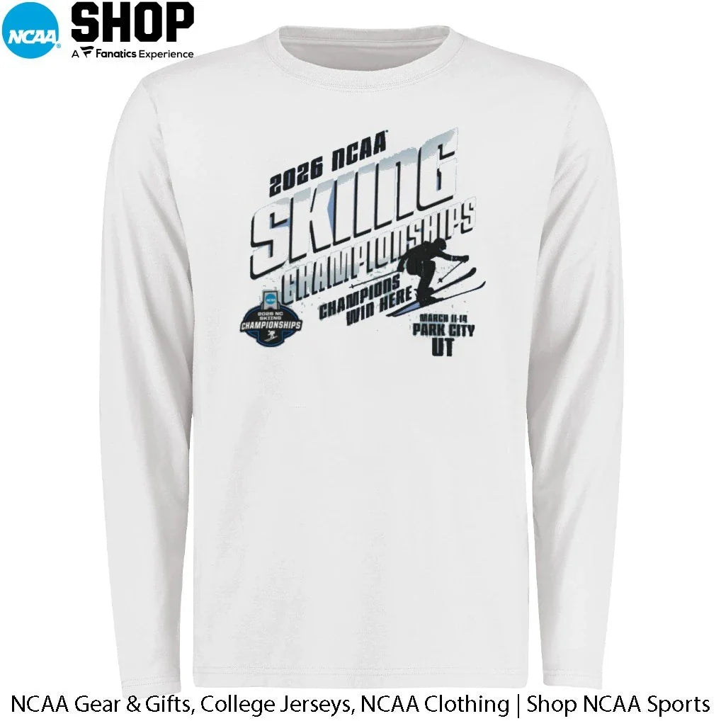 2026 NCAA Skiing Championships Champions Win Here March 11-14 Park City Ut T-Shirt