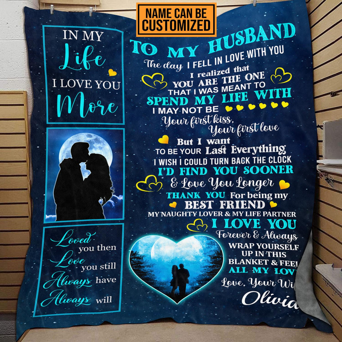 Personalized To My Husband The Day I Fell In Love With You I Realized That You Are The One Blanket – Sherpa Blanket