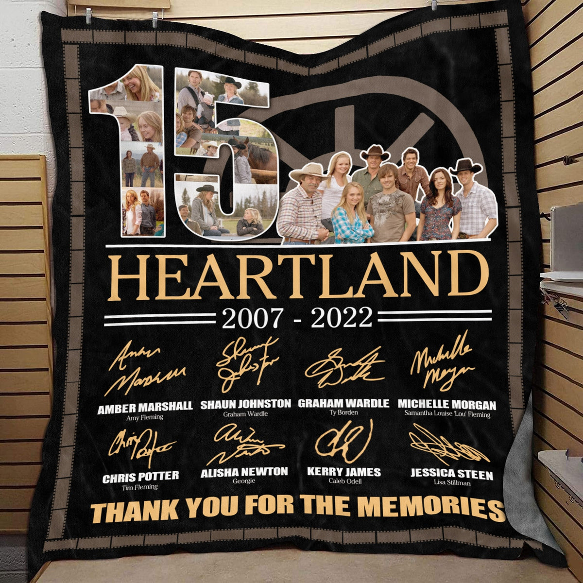 15 Years Heartland Anniversary 2022 Funny Movie Throw Blanket – Fleece Sherpa Blanket