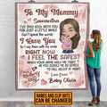 Personalized To My Mommy I’ve Only Been With You For Just A Little While First Mom Fleece Blanket – Throw Blanket