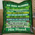An Irish Blessing May The Road Rise St Patrick Day Green Throw Blanket – Irish Blessing Gifts