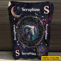 Personalized Aries Star Map Flannel Constellations Blanket Warm & Soft – 12 Horoscope Astrology Throw Blankets