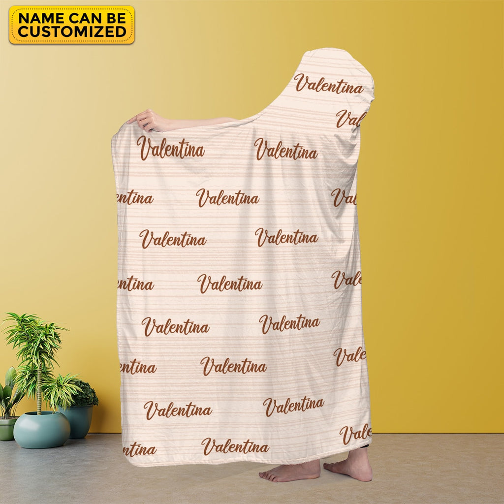 Personalized Custom Hooded Blanket, Baby Girl Blanket, Name Blanket, Baby Blanket, Kids Blanket, Personalized Gift, Custom Gift