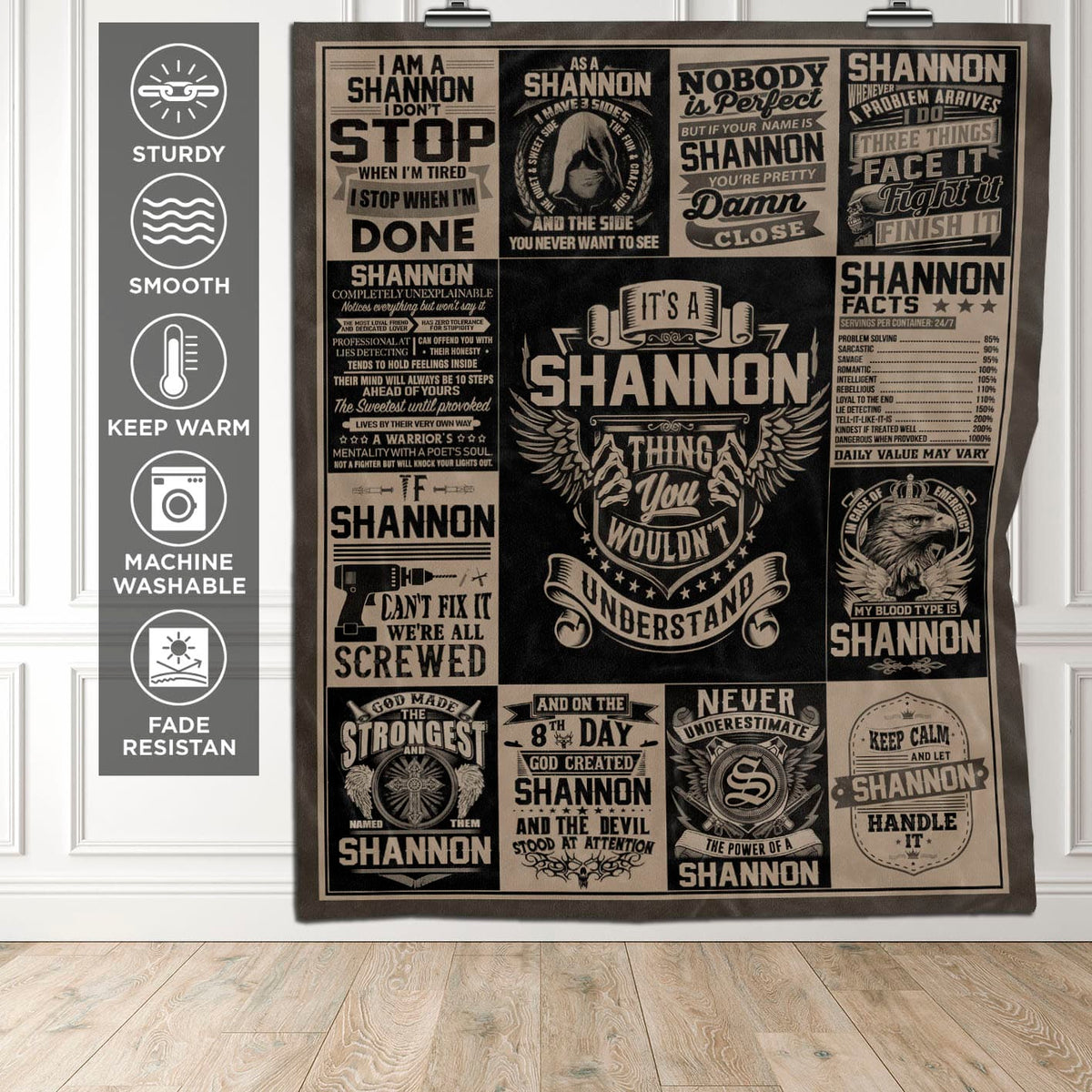 Personalized Family Name It’s A Thing You Wouldn’t Understand Fleece Blanket – Custom Name Men Sherpa Blanket