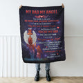 My Dad My Angel Your Battle Is Now Over No More Pain No More Suffering Gifts From Son Fleece Blanket – Mink Blanket