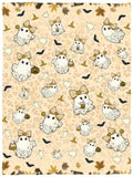 Halloween Boo Cute Leopard Fleece Blanket – Soft Ghost Throw Blanket