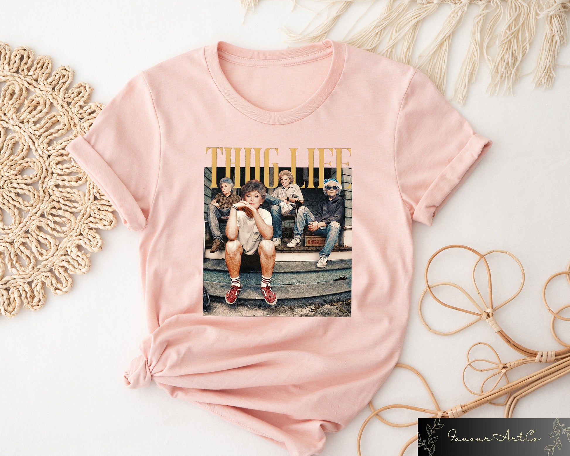 Golden Thug Life Comfor Golden Fan Golden Lover 80s Tv Sitcom (4)