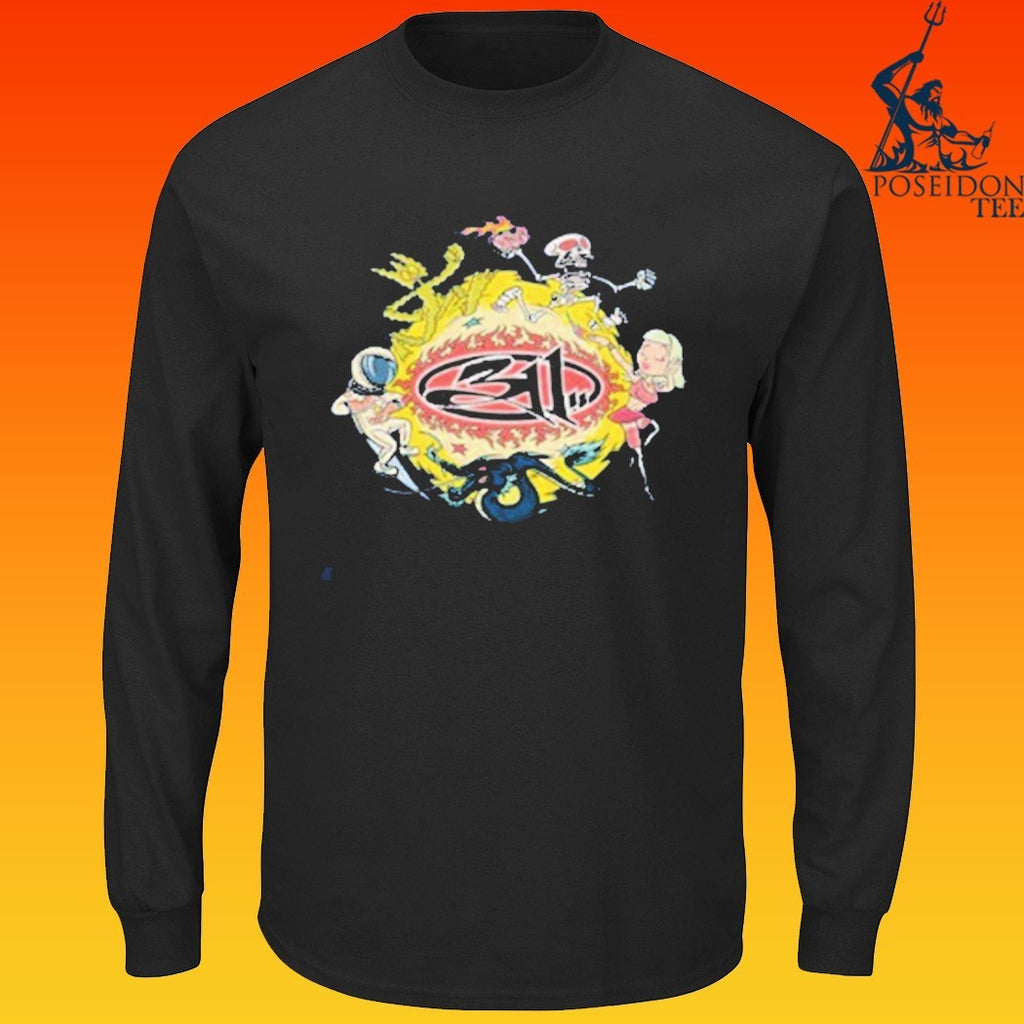 311 Merch Burning Fireball T-shirt