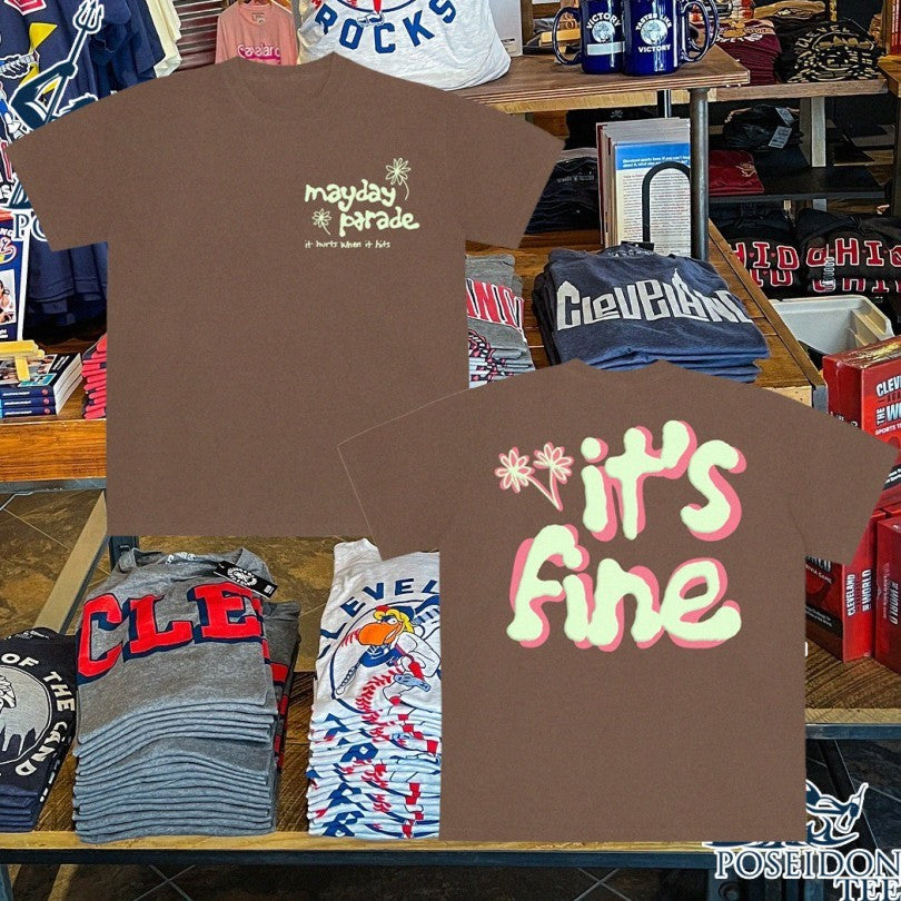 Mayday Parade It’s Fine Espresso T-shirt