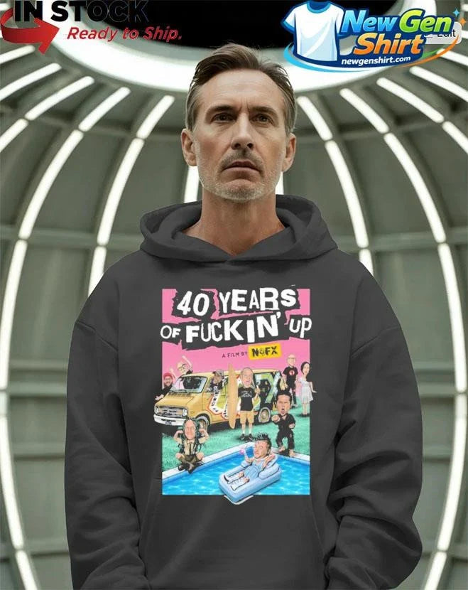 40 Years Fuckin Up A Film NOFX Band Shirt