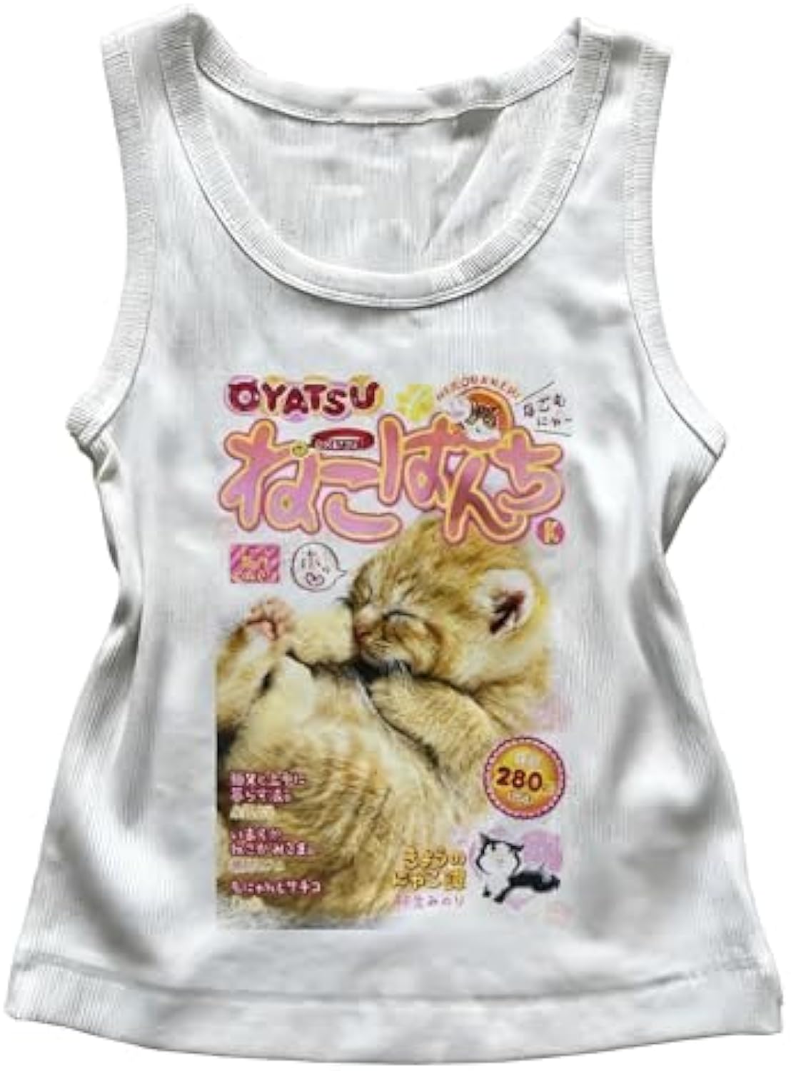 Womens Cute Baby Tee Y2 Cropped Tops Graphic Kawaii Camisole Sexy Aesthetic Vintage Slim Fit Clothes