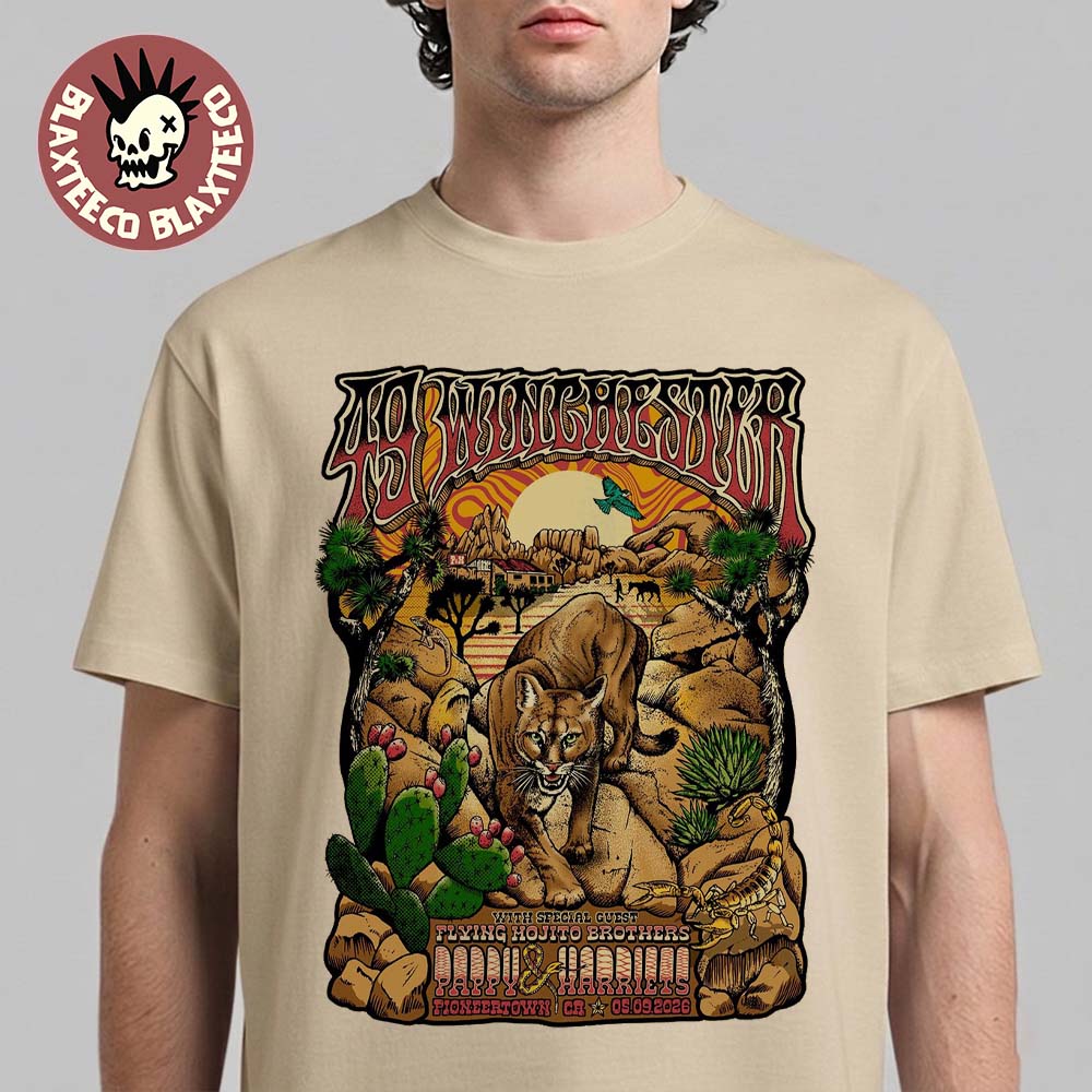 49 Winchester Pioneertown California 2026 Gig Poster At Pappy And Harriet’s On May 9 2026 T-Shirt